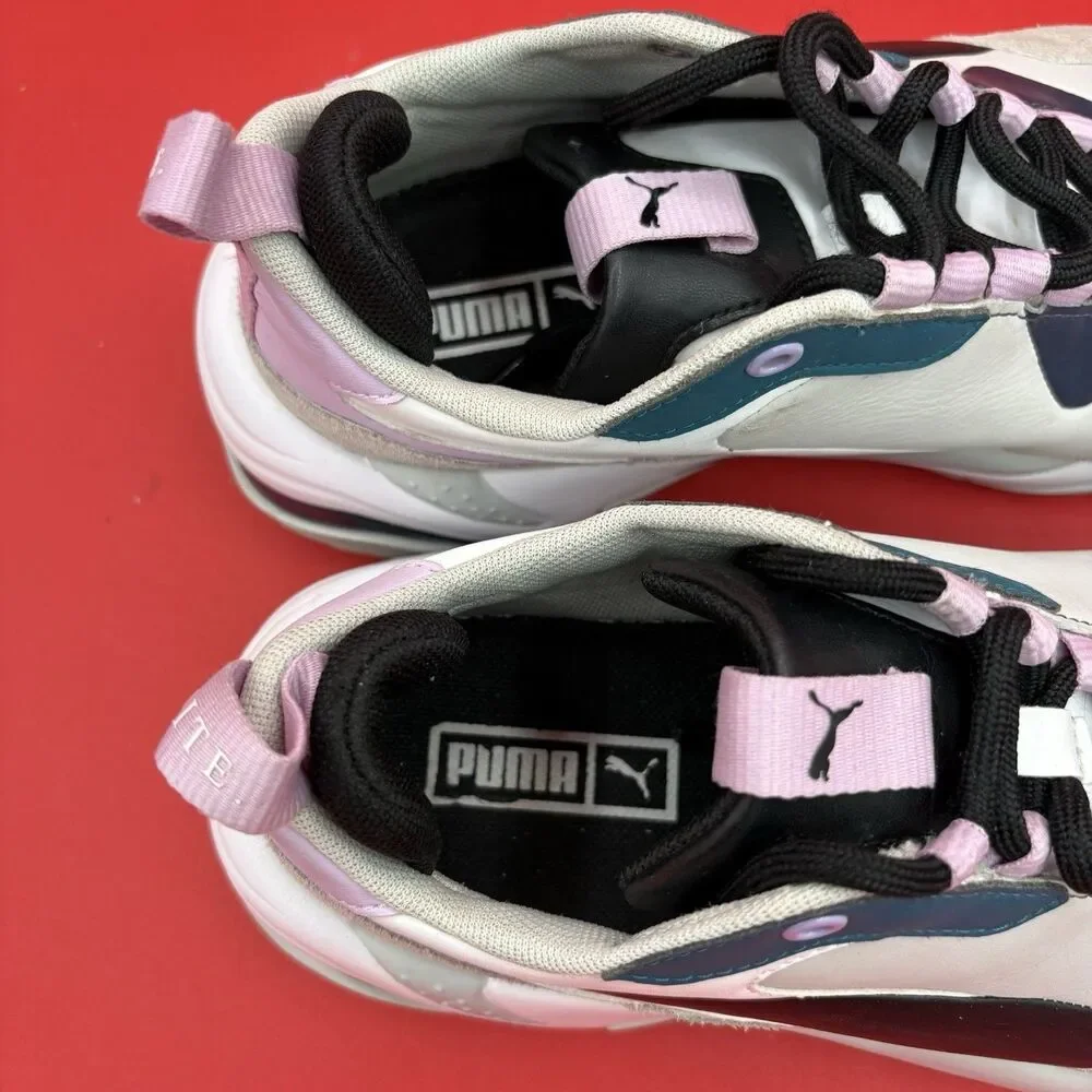 Puma Woman's Thunder Rive Droite deep Lagoon/Orchid Bloom Sneakers Size 7.5